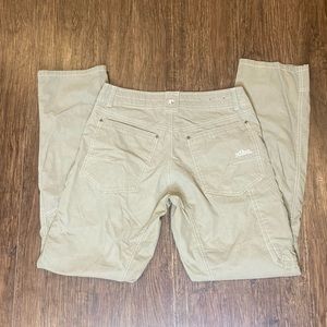 Kuhl Lightweight Cotton Hiking Pants 32X34 Khaki